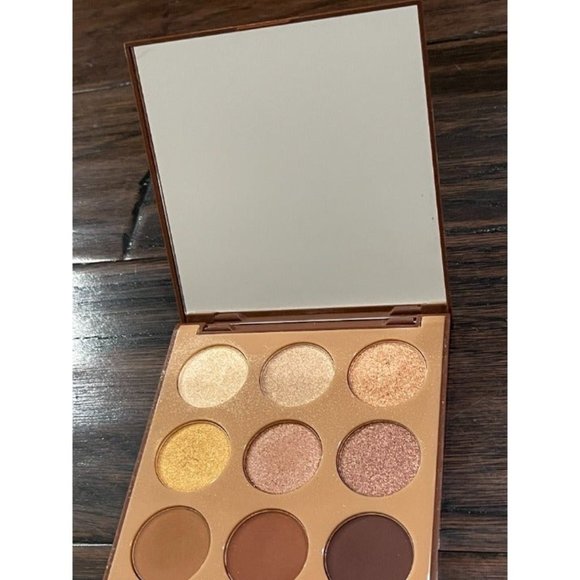 Morphe 9R Bronze Metal Eyeshadow Palette 9 Neutral Brown Colors Metallic Matte - Picture 1 of 4